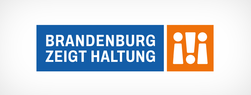 Logo der Initiative "Brandenburg zeugt Haltung!"